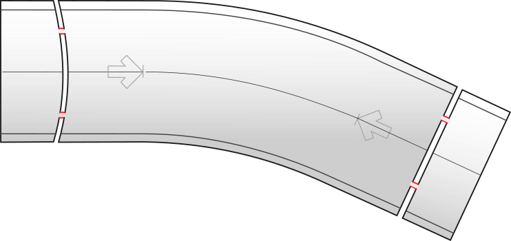 Tube length extension tab feature